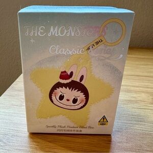 NWB POP MART THE MONSTERS Classic Series Sparkly Plush Pendant Blind Box